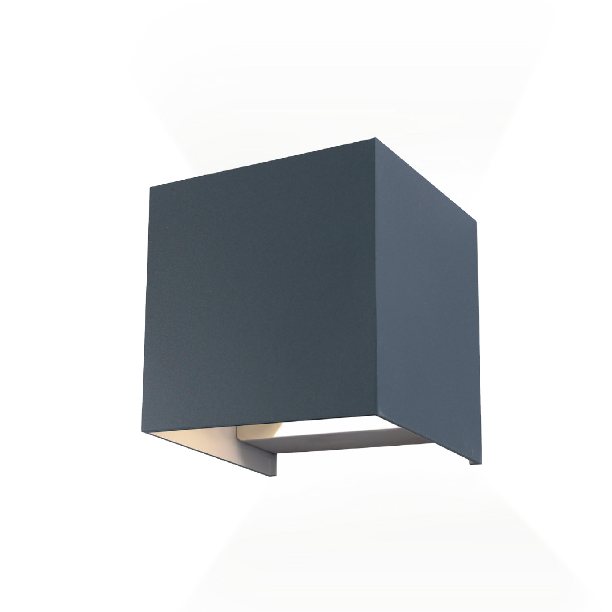APLIQUE EXTER. 13,6X10X11,7CM LED 5W 4000K IP54 MET ANTR. OP 