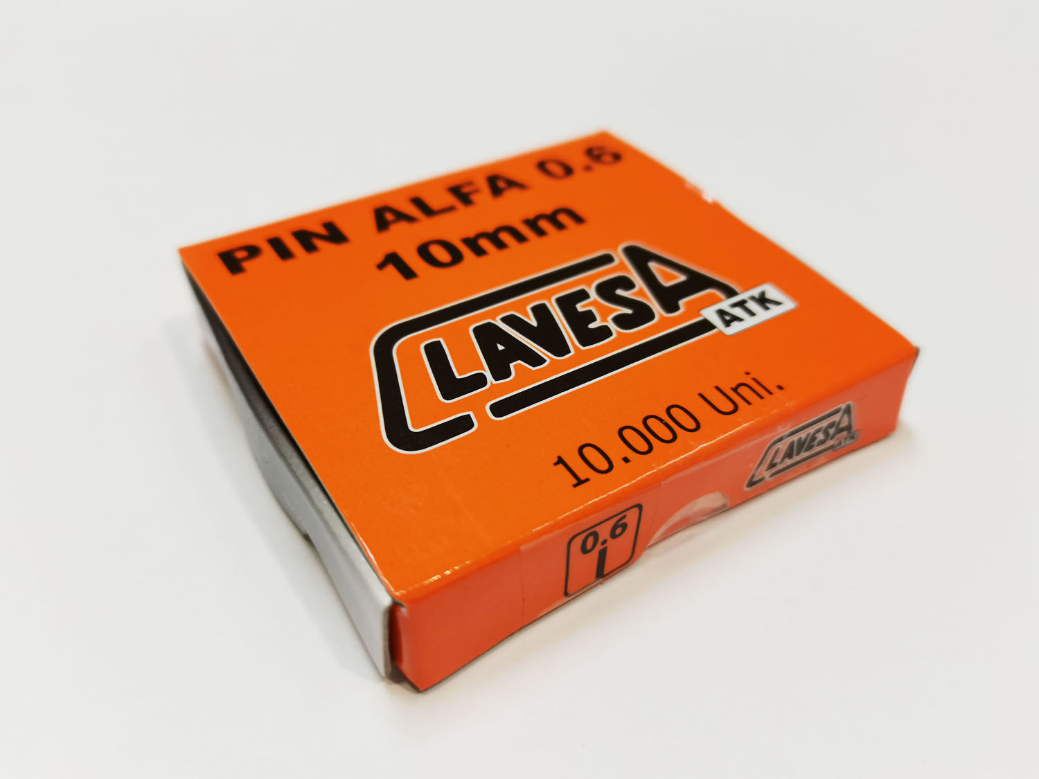 CLAVO CLAVAD.NEUM S/CAB 10MM COBREADO PIN ALFA S/C 0.6/10 CL 