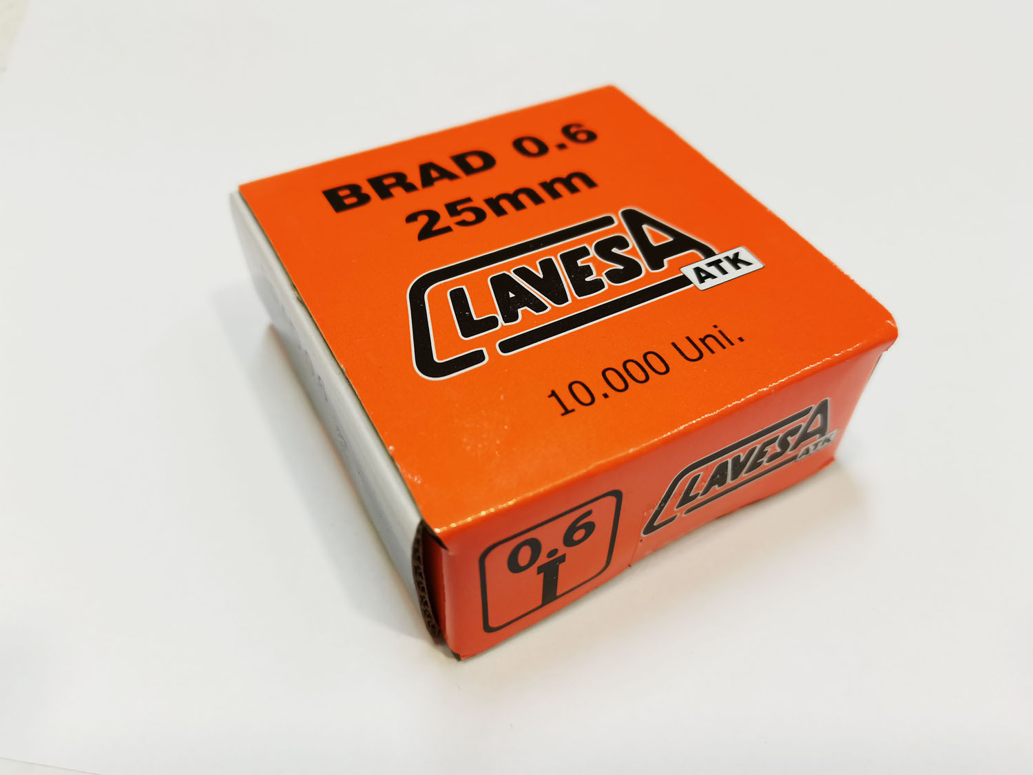 CLAVO CLAVAD.NEUM S/CAB 25MM COBREADO PIN ALFA S/C 0.6/25 CL 