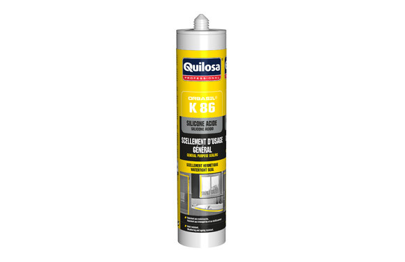 SILICONA ACIDA ORBASIL K-86 300 ML NEGRO