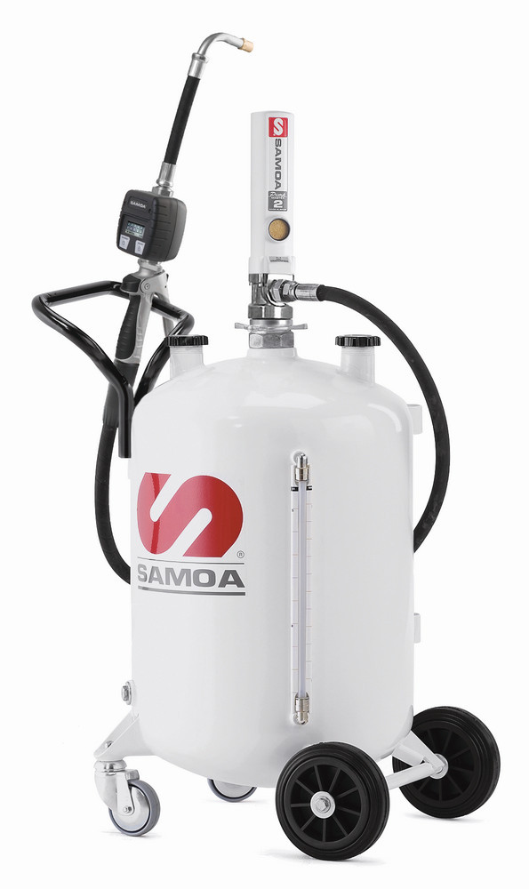 DISPENSADOR MOVIL ACEITE NEUMÁT DEPOSITO AUTOPOR 25L+CONTADO 