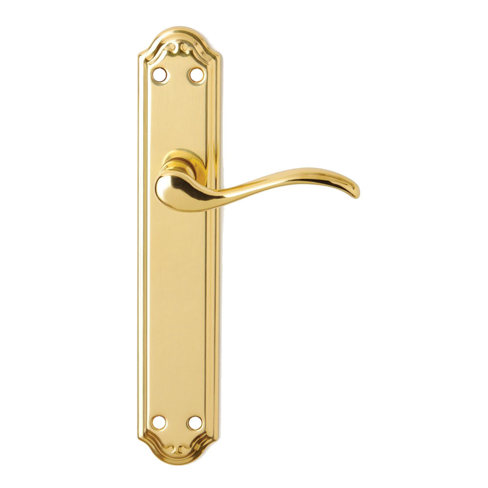 MANILLA 666 PLACA ACERO/ALUMINIO (JUEGO) LATON PULIDO