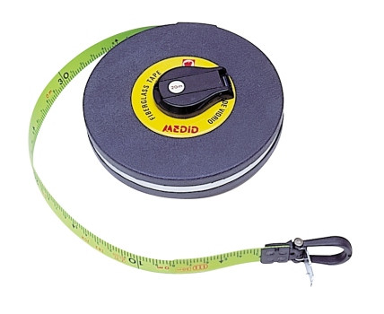 CINTA METRICA 20 M-15 MM FLUORESCENTE F/V ESTUCHE ABS MEDID 