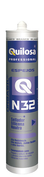 SILICONA NEUTRA ESPEJOS ORBASIL N-32 300 ML BLANCO