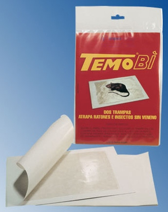 TRAMPA ADHESIVA RATONES 21X13.5 CM 2 UNIDADES