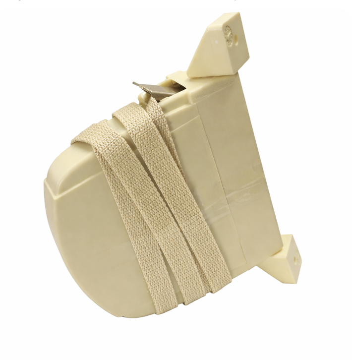 RECOGEDOR PERS SOBREP MINI C/CINTA 18MM MARFIL PLASTICO MARFIL