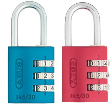 CANDADO COMBINACION 145/20 PROGRAMABLE 20MM AZUL