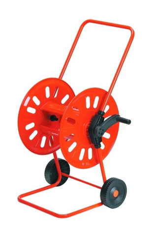 CARRO PORTAMANGUERA DE ACERO BARNIZADO PARA 80 M DE 1/2 Ó 50 M DE 3/4
