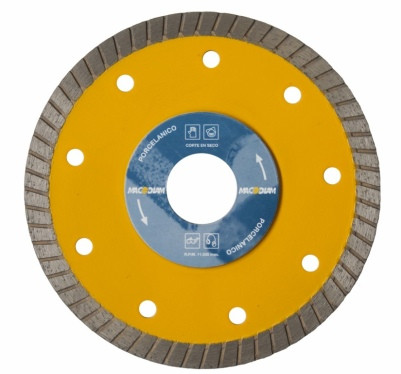 DISCO CORTE PORCELAN. 115X1,2X8MM TURBO DIAM MACODIAM 