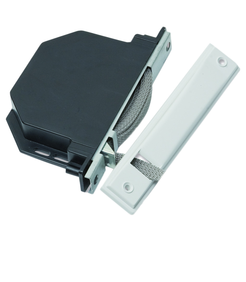 RECOGEDOR PERS EMPOTRAR UNIV C/CINTA18MM PINTAS PLASTICO BLANCO