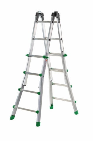 ESCALERA ALUMINIO TELESCOPICA TA-4 4 + 4 PELDAÑOS