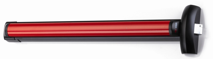 ANTIPANICO SOBREPONER 1 PUNTO FAST TOUCH 840MM NEGRO/ROJO