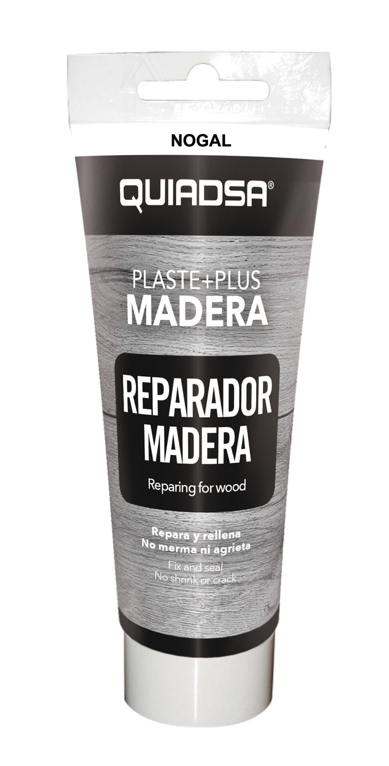 MASILLA REPARACION MADERA PLASTE+PLUS 100 ML NOGAL