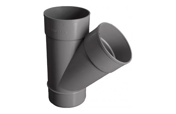 DERIVACION EVACUACION PVC M-H 45º Ø 75 MM