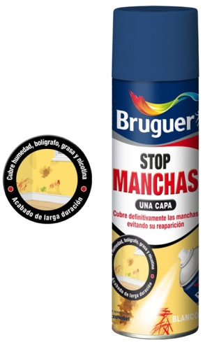 PINTURA ANTIMANCHAS SPRAY STOP MANCHAS 500 ML BLANCO