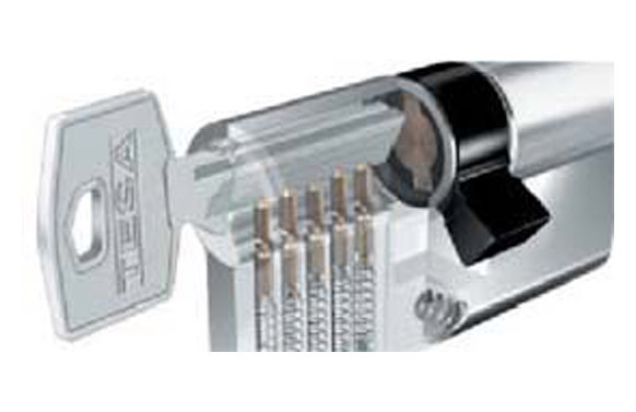 CILINDRO TE5 LATON LLAVE SERRETA PARA 3250 30-10