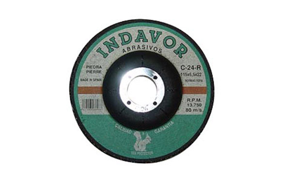 DISCO CARB.D/PIEDR.C24 INDAVOR 115X6X22 S/D