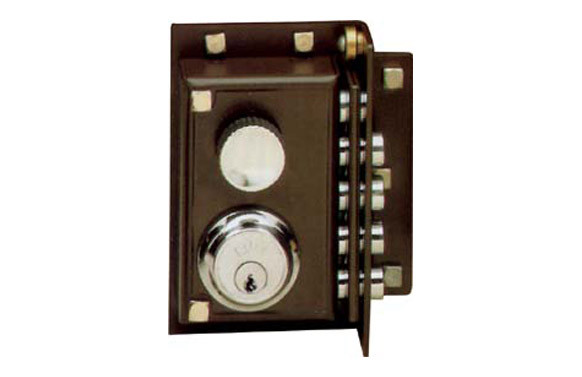 CERRADURA SEGURIDAD CGS SANSON 5240 IZQUIERDA MARRON