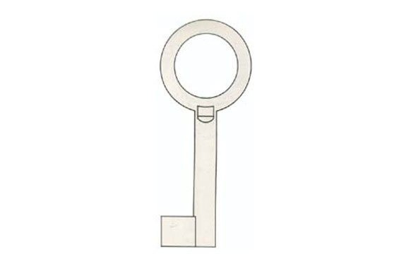 LLAVE GORJA LATON ARMARIO A-2G(CV)