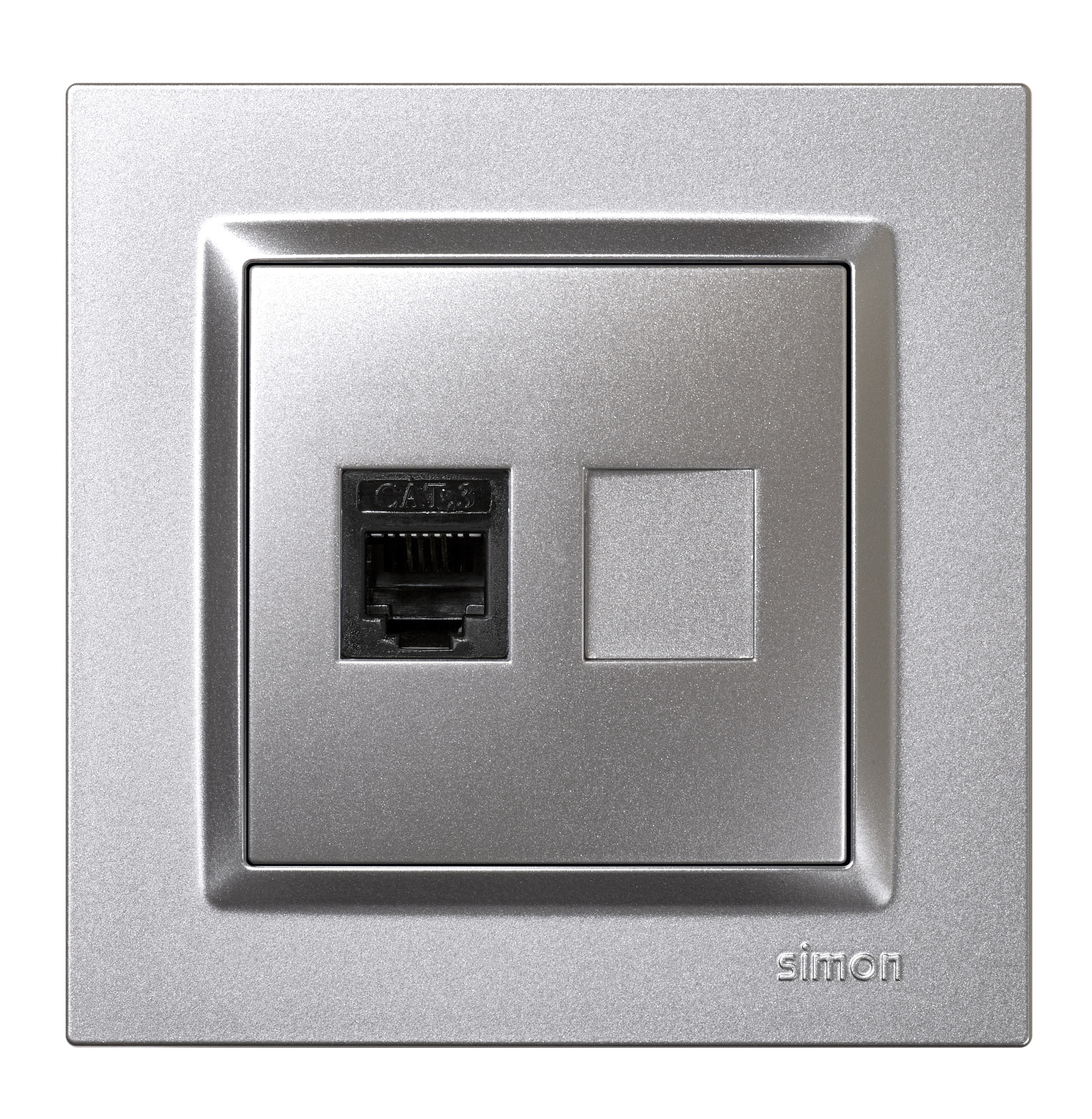 BASE TELEFONO EMPOTAR ALUMINIO SERIE 10
