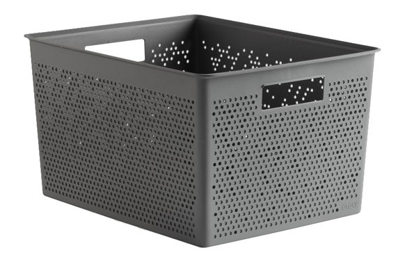 CESTA ORDENACION BOHOL 20 L GRIS ANTRACITA