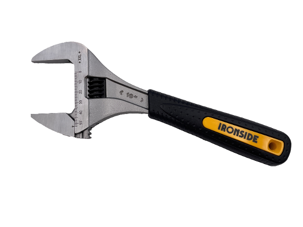 LLAVE AJUSTABLE GRAN APERTURA HASTA 53 MM ERGO TOP 10\" - 250 MM