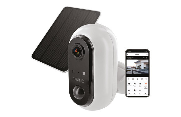 CAMARA CON BATERÍA EXTERIOR WIFI FULL HD 1080P + P CÁMARA SMART WI-FI EXTERIOR. APP MUVIT IO HOME (CO