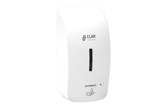 JABONERA RELLENABLE ELECTRONICA KYRA ABS BLANCO 