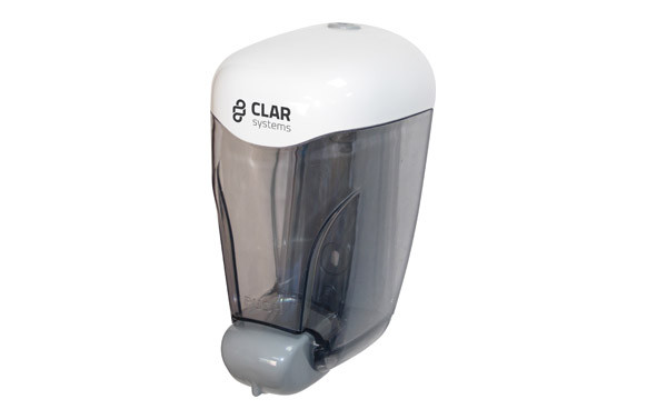JABONERA TRANDY ABS TRANSPARENTE 0,8 L 21 X 12,9 X 12,9 CM