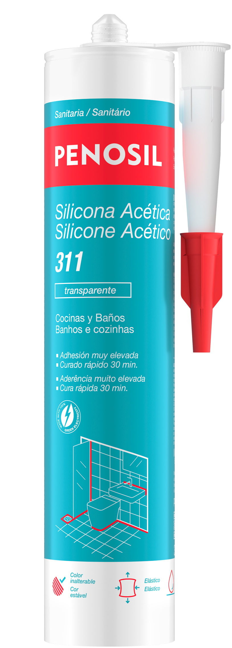 SILICONA ACIDA S-11 300 ML TRANSPARENTE
