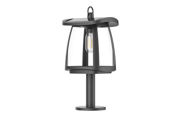 BALIZA SOLAR ZEFFA 350LM 4000K 3.18W NEGRO BALIZA SOLAR ZEFFA 350LM 4000K 3.18W NEGRO IP54