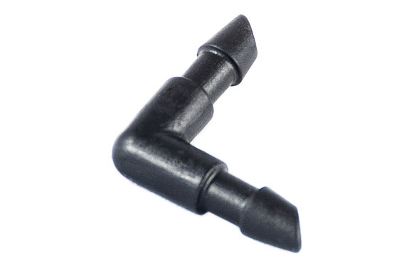 CODO MICROTUBO 20 UDS Ø 4 MM NEGRO