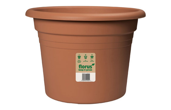 MACETA REDONDA MEDITERRANEA Ø 25 CM TERRACOTA