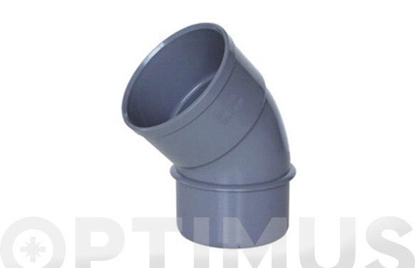 CODO EVACUACION PVC M-H 45º Ø 32 X 101 CM