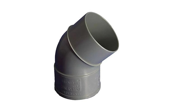 CODO EVACUACION PVC M-H 45º Ø 50 X 105 CM