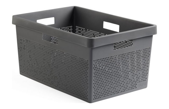 CESTA ORDENACION BOHOL 40 L GRIS ANTRACITA