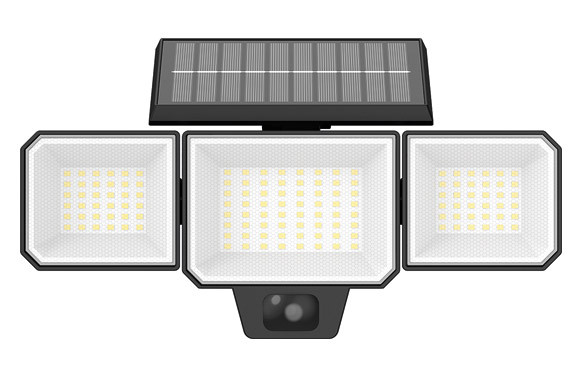 PROYECTOR SOLAR NYSIL 1000LM 5000K IP65