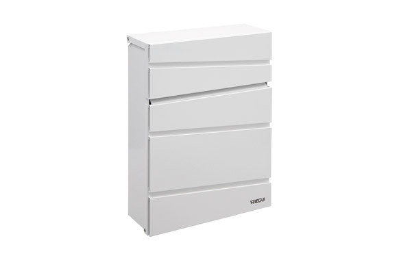 BUZON EXTERIOR ACERO FLYSCH BLANCO