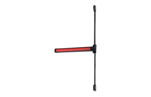 ANTIPANICO SOBREPONER 2 PUNTOS FAST TOUCH 840MM NEGRO/ROJO