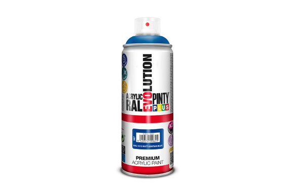 PINTURA SPRAY ACRILICA EVOLUTION MATE 520 CC RAL 5010 AZUL GENCIANA