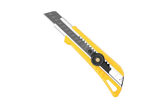 CUTTER 18 MM EN ABS CON RUEDA DE BLOQUEO AUTOBLOCANTE, HOJA: SK2H