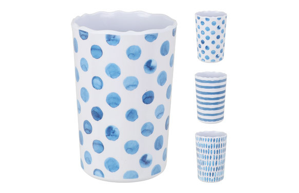 TAZA MELAMINA SURTIDOS Ø 8 X H11CM 3ASS