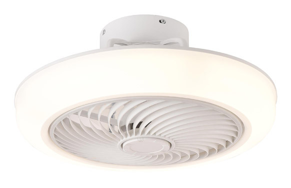 VENTILADOR DE TECHO PLAFON BLANCO 14W 45 X 21,5 CM