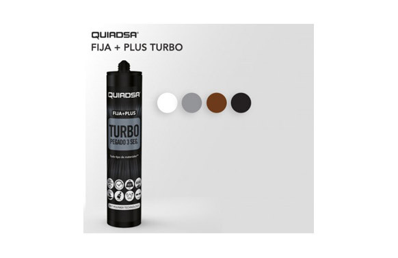ADHESIVO SELLADOR FIJA+PLUS TURBO 290 ML GRIS