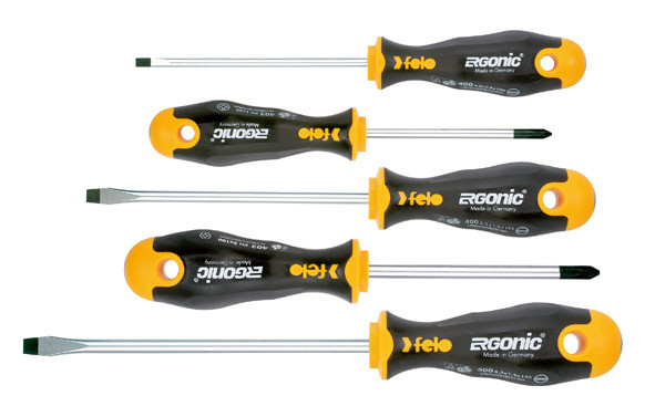 DESTORNILLADORES ERGONIC JUEGO DE 5 PIEZAS 