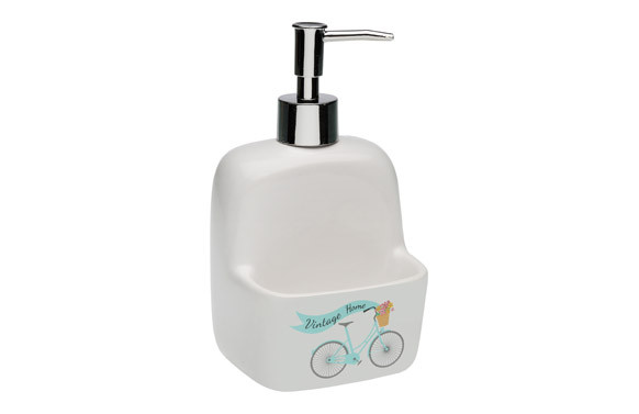 DOSIFICADOR CERAMICA JABON COCINA DECORADO CICLO VERDE