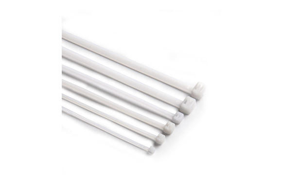 BRIDA NYLON DENTADA BLANCA 7.6X550MM 50UNID