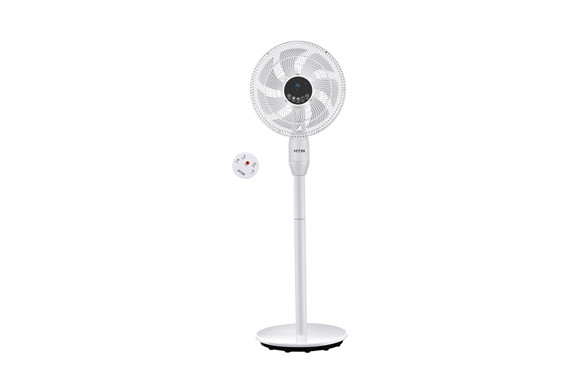 VENTILADOR DE PIE MULTIPOSICION 3 EN 1 BLANCO Ø30CM 25W