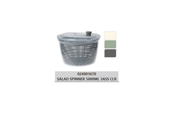 CENTRIFUGADORA ENSALADAS COLD COLORS Ø25 X 17,5 CM - 5L - SURTIDAS