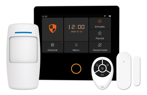 ALARMA WIFI PROTECT + ACCESORIOS ENERGEEKS 1 CENTRAL+1 MANDO+3 SENSOR APERTURA+1 SENSOR MOV.